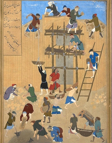 reference: https://fa.wikipedia.org/wiki/%D8%B3%D9%86%D9%85%D8%A7%D8%B1#/media/%D9%BE%D8%B1%D9%88%D9%86%D8%AF%D9%87:Kamal-ud-din_Bihzad_-_Construction_of_the_fort_of_Kharnaq.jpg