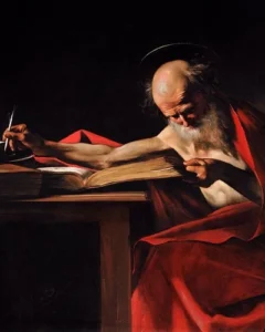 reference: https://commons.wikimedia.org/wiki/File:Saint_Jerome_Writing-Caravaggio_%281605-6%29.jpg