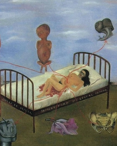 reference: https://www.fridakahlo.org/henry-ford-hospital.jsp