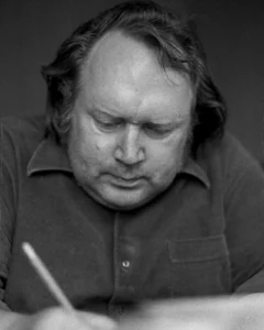 reference: https://de.wikipedia.org/wiki/G%C3%BCnter_Bruno_Fuchs#/media/Datei:G%C3%BCnter_Bruno_Fuchs_1975_-_Foto_von_Dietmar_B%C3%BChrer.jpg