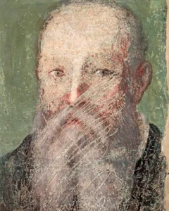 reference: https://en.wikipedia.org/wiki/Bronzino#/media/File:Alessandro_Allori,_santissima_trinit%C3%A0,_1567-1571_circa,_ritratto_dei_maestri,_bronzino_(cropped).jpg